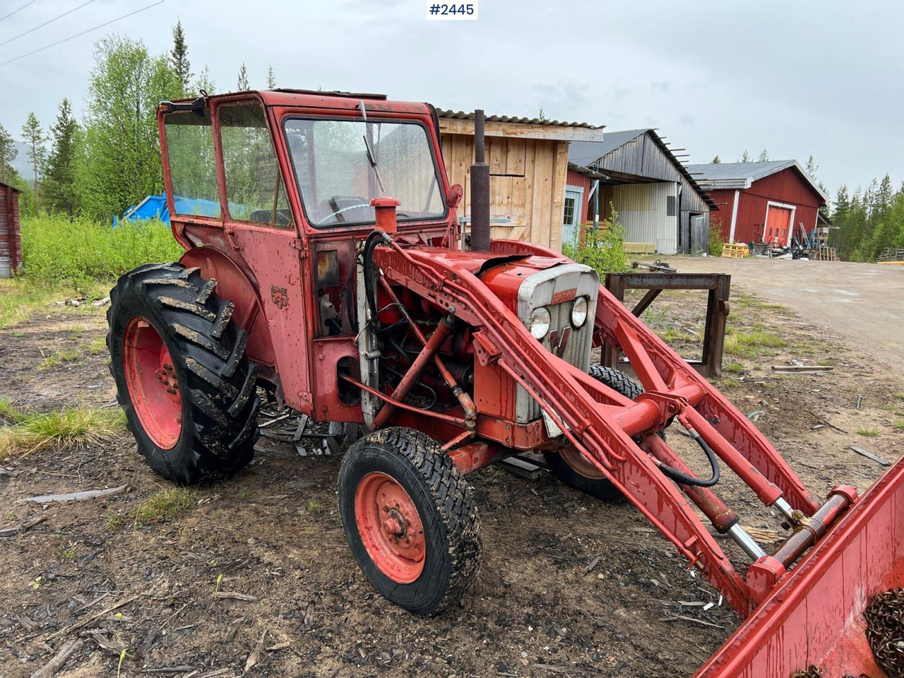 Traktor VALMET 565 Tractor with bucket: obrázek 5
