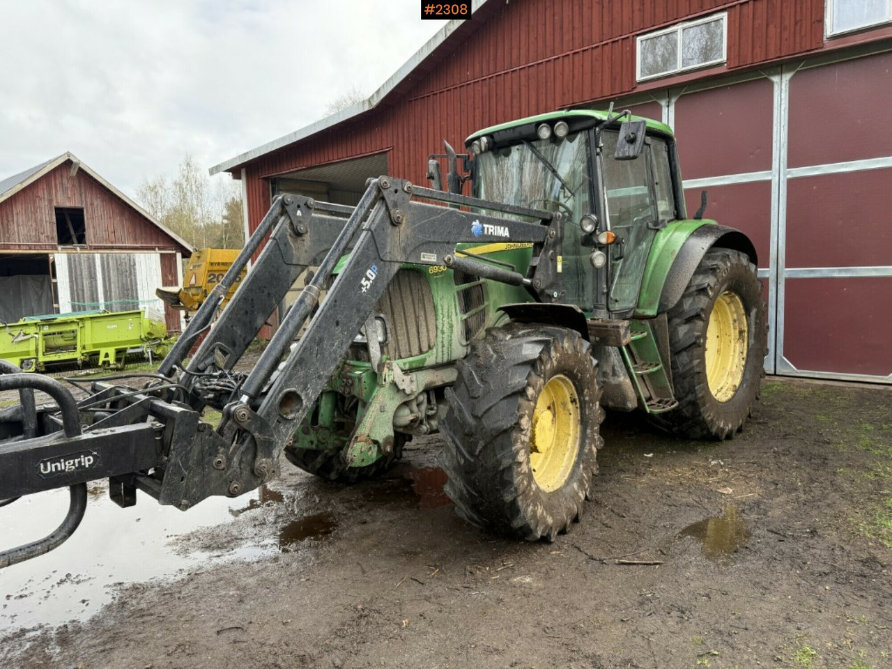 Tractor John Deere 6930 Premium with front loader (see video) - Traktor: obrázek 2 Tractor John Deere 6930 Premium with front loader (see video) - Traktor: obrázek 2
