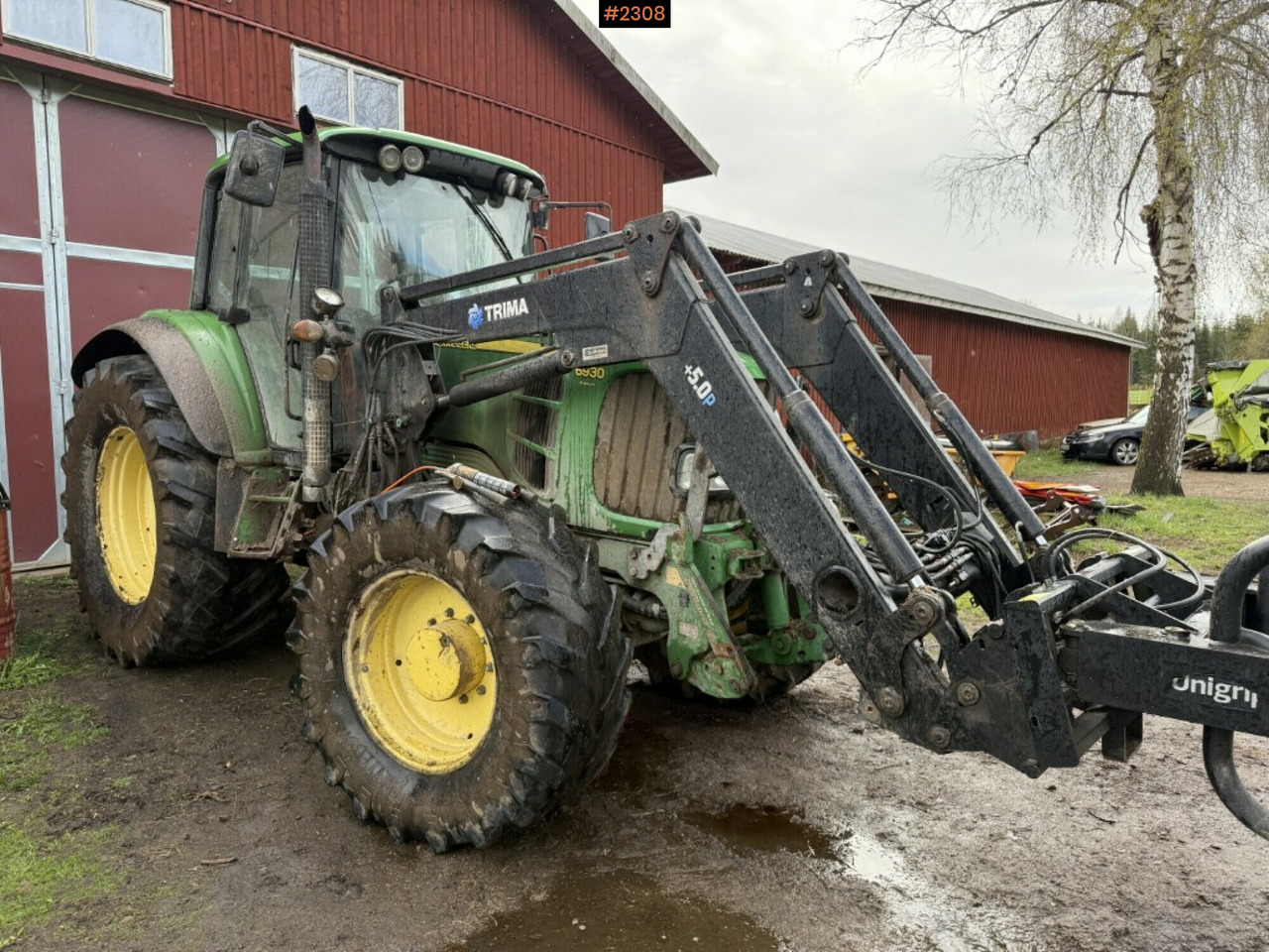Tractor John Deere 6930 Premium with front loader (see video) - Traktor: obrázek 1 Tractor John Deere 6930 Premium with front loader (see video) - Traktor: obrázek 1