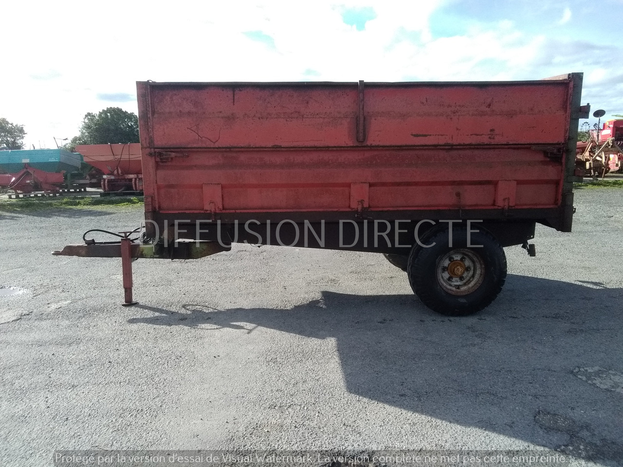 GOYER-CEMA BENNE AGRICOLE 49 - Přívěs plato/ Valník: obrázek 2 GOYER-CEMA BENNE AGRICOLE 49 - Přívěs plato/ Valník: obrázek 2