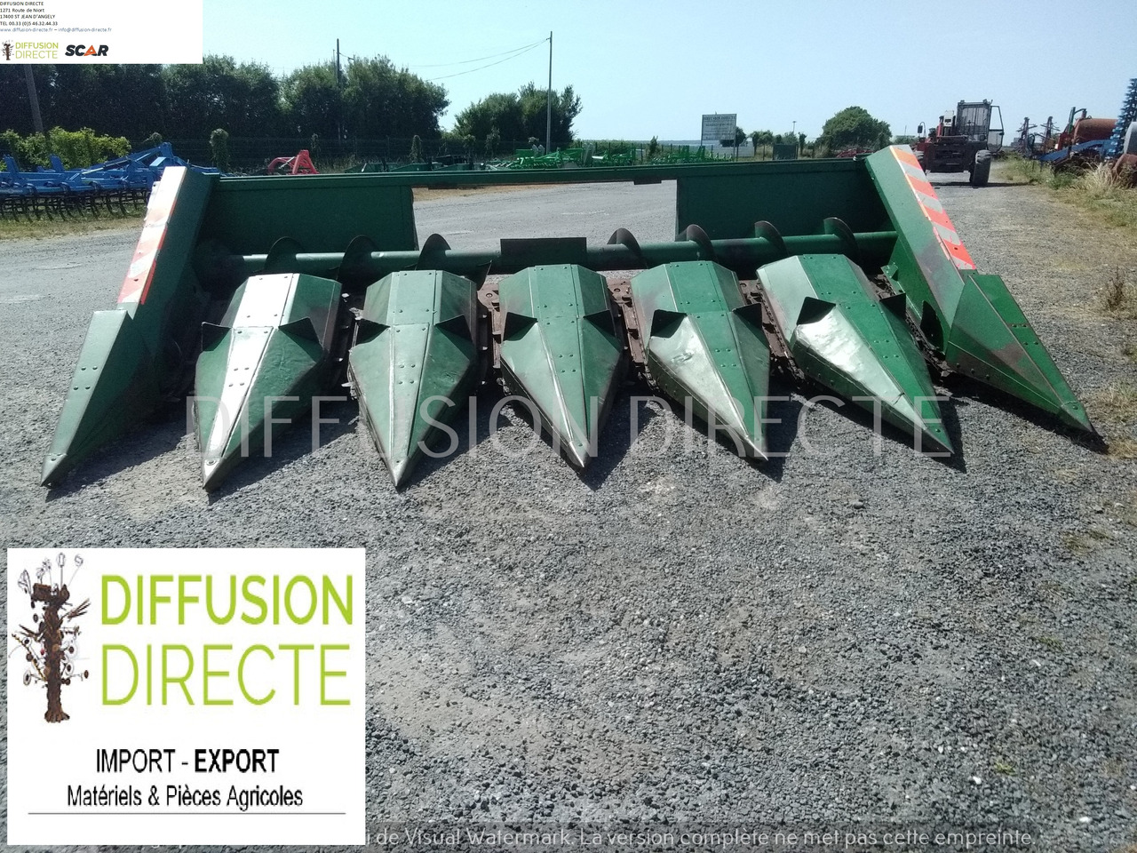 JOHN DEERE CUEILLEUR POUR MOISSONNEUSE 646 - Adaptér na kukuřici: obrázek 1 JOHN DEERE CUEILLEUR POUR MOISSONNEUSE 646 - Adaptér na kukuřici: obrázek 1