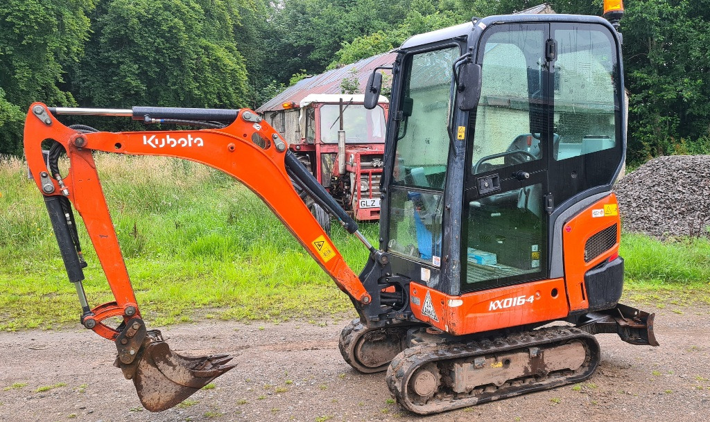 2016 Kubota KX016-4 Mini Digger, only 1550 hours - Mini rýpadlo: obrázek 1 2016 Kubota KX016-4 Mini Digger, only 1550 hours - Mini rýpadlo: obrázek 1