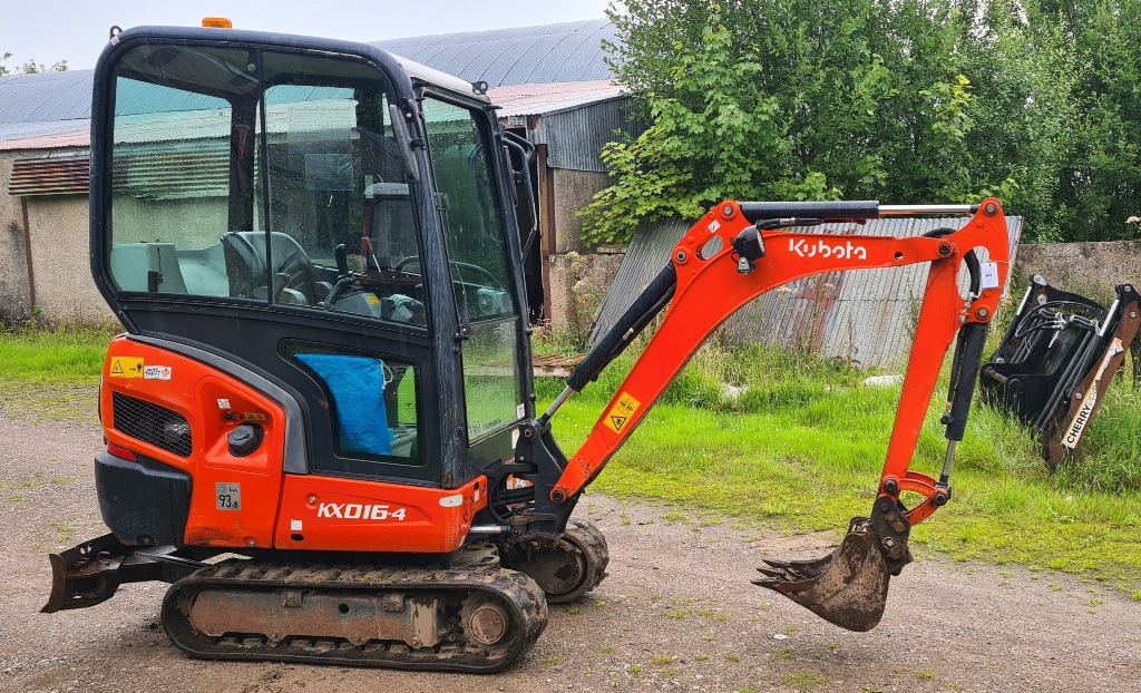 2016 Kubota KX016-4 Mini Digger, only 1550 hours - Mini rýpadlo: obrázek 2 2016 Kubota KX016-4 Mini Digger, only 1550 hours - Mini rýpadlo: obrázek 2