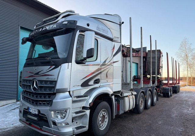 Mercedes-BenzArocs 8x4 - Lesovůz, Auto s hydraulickou rukou: obrázek 1 Mercedes-BenzArocs 8x4 - Lesovůz, Auto s hydraulickou rukou: obrázek 1