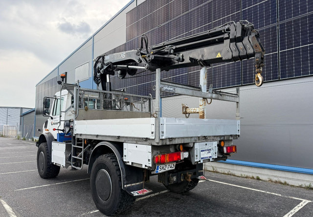 Mercedes-BenzUnimog U5000 + Hiab 099 E-4 - Nákladní automobil valníkový/ Plošinový, Auto s hydraulickou rukou: obrázek 3 Mercedes-BenzUnimog U5000 + Hiab 099 E-4 - Nákladní automobil valníkový/ Plošinový, Auto s hydraulickou rukou: obrázek 3