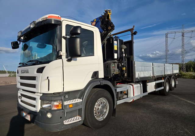 ScaniaP380 6x2 + 2016vm PM 18024 SP - Nákladní automobil valníkový/ Plošinový, Auto s hydraulickou rukou: obrázek 2 ScaniaP380 6x2 + 2016vm PM 18024 SP - Nákladní automobil valníkový/ Plošinový, Auto s hydraulickou rukou: obrázek 2