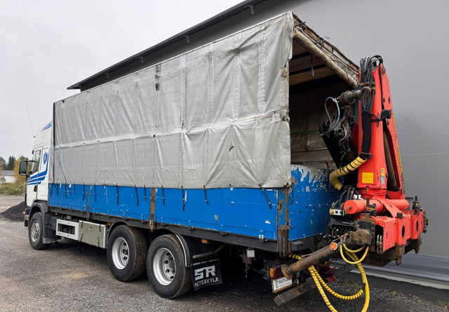 ScaniaScania 144G 6x2 - Skříňový nákladní auto, Auto s hydraulickou rukou: obrázek 4 ScaniaScania 144G 6x2 - Skříňový nákladní auto, Auto s hydraulickou rukou: obrázek 4