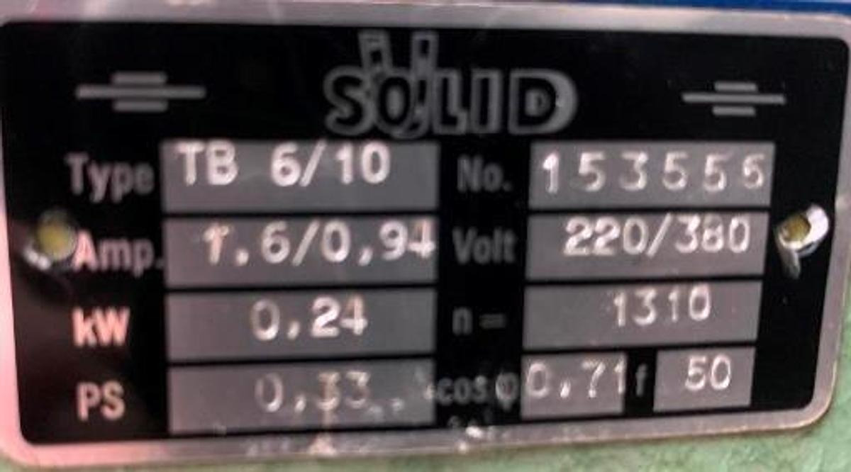 Tischbohrmaschine SOLID - Stojanová vrtačka: obrázek 2 Tischbohrmaschine SOLID - Stojanová vrtačka: obrázek 2