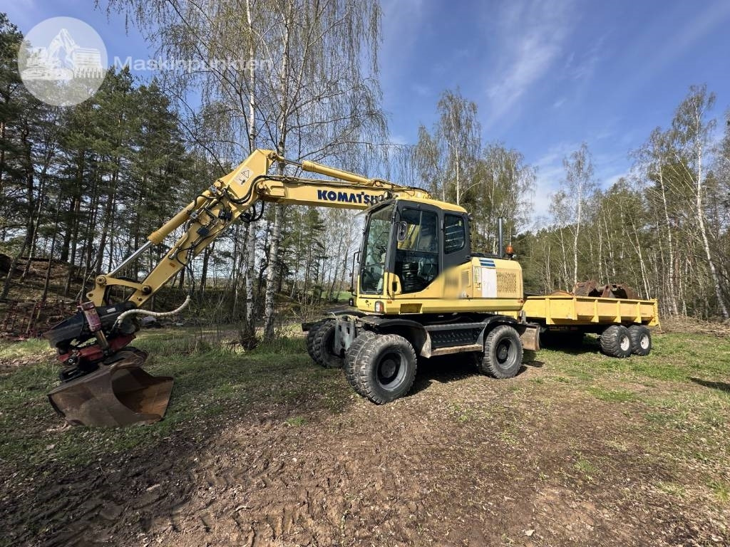 Komatsu PW 160 ES-7K - Kolesové rýpadlo: obrázek 1 Komatsu PW 160 ES-7K - Kolesové rýpadlo: obrázek 1