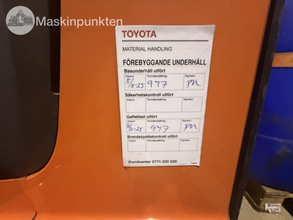 Toyota BT SWE 80 L - Elektrický vysokozdvižný vozík: obrázek 4 Toyota BT SWE 80 L - Elektrický vysokozdvižný vozík: obrázek 4