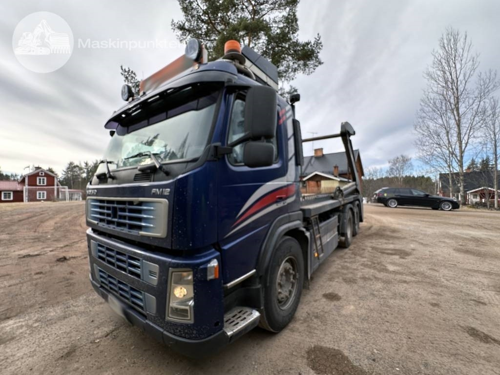 Volvo FM 12 420 LAXO Liftdumper + lastväxlare + flak - Ramenový nosič kontajnerov: obrázek 1 Volvo FM 12 420 LAXO Liftdumper + lastväxlare + flak - Ramenový nosič kontajnerov: obrázek 1