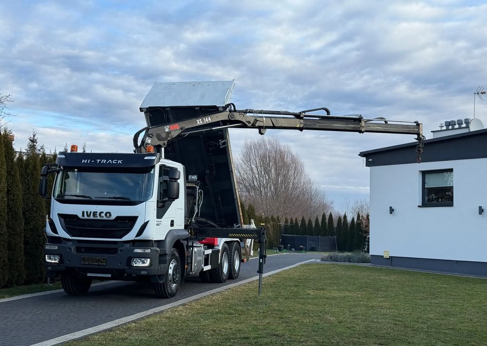 Iveco TRAKKER 450 6X4 PODWÓJNA HYDRO-BURTA HIAB 104 - Sklápěč: obrázek 1 Iveco TRAKKER 450 6X4 PODWÓJNA HYDRO-BURTA HIAB 104 - Sklápěč: obrázek 1