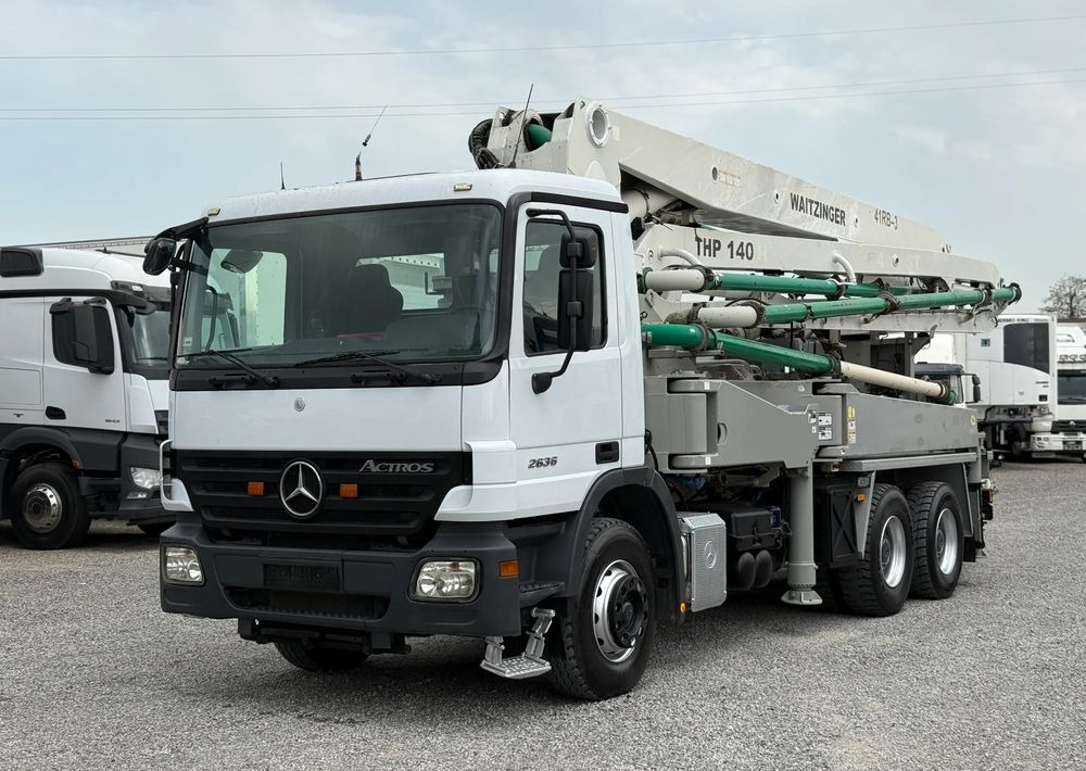 Mercedes-Benz ACTROS 2636 6X4 36 M WAITZINGER - Autočerpadlo: obrázek 1 Mercedes-Benz ACTROS 2636 6X4 36 M WAITZINGER - Autočerpadlo: obrázek 1
