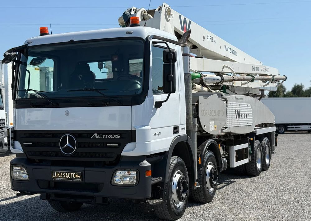 Mercedes-Benz ACTROS 4141 8X4 42 M GOTOWA DO PRACY - Autočerpadlo: obrázek 1 Mercedes-Benz ACTROS 4141 8X4 42 M GOTOWA DO PRACY - Autočerpadlo: obrázek 1