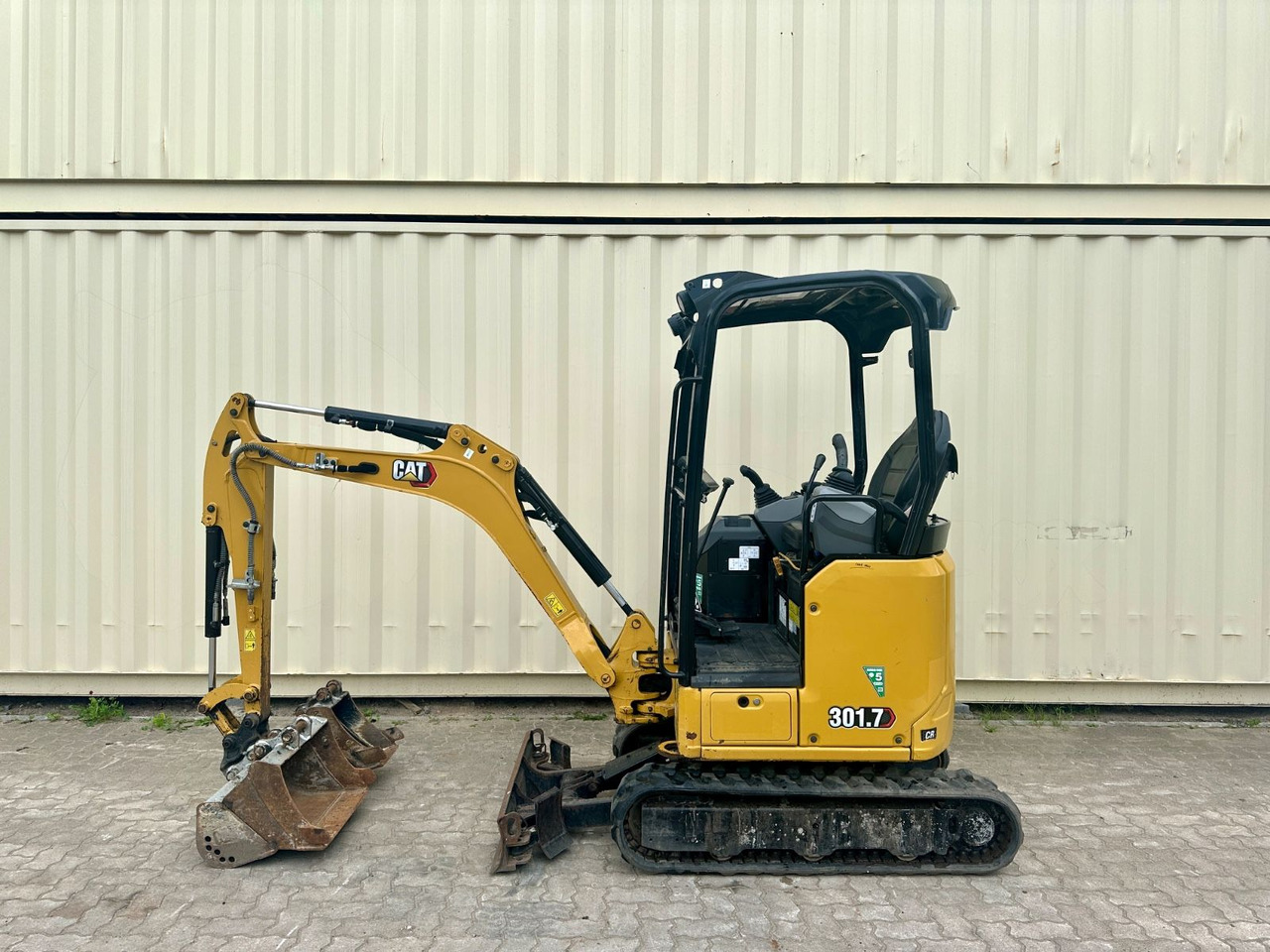 CAT 301.7 CR / 2022 BJ / 656 H / 3 x Löffel - Mini rýpadlo: obrázek 5 CAT 301.7 CR / 2022 BJ / 656 H / 3 x Löffel - Mini rýpadlo: obrázek 5