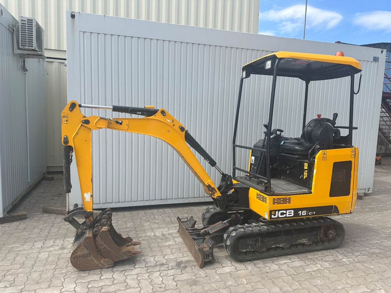 JCB 16C-1 /2020 BJ/871 BH/verbr. Laufwerk/3xLöffel - Mini rýpadlo: obrázek 1 JCB 16C-1 /2020 BJ/871 BH/verbr. Laufwerk/3xLöffel - Mini rýpadlo: obrázek 1