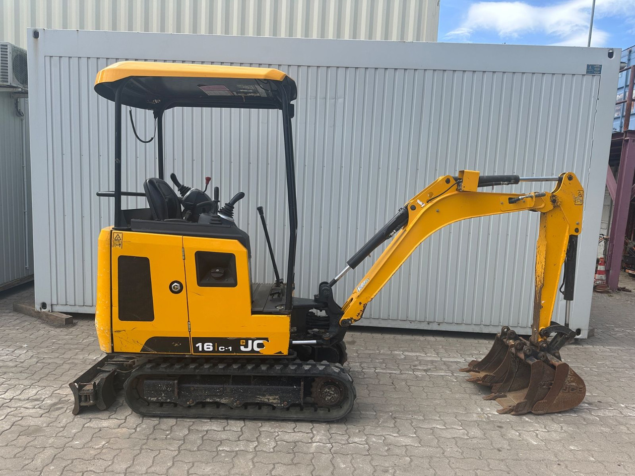JCB 16C-1 /2020 BJ/871 BH/verbr. Laufwerk/3xLöffel - Mini rýpadlo: obrázek 5 JCB 16C-1 /2020 BJ/871 BH/verbr. Laufwerk/3xLöffel - Mini rýpadlo: obrázek 5