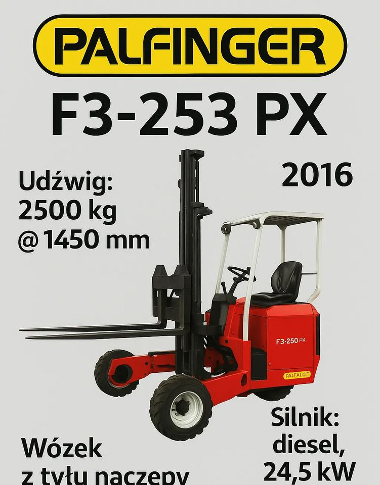 Palfinger F3-253 PX - Závěsný vysokozdvižný vozík: obrázek 1 Palfinger F3-253 PX - Závěsný vysokozdvižný vozík: obrázek 1