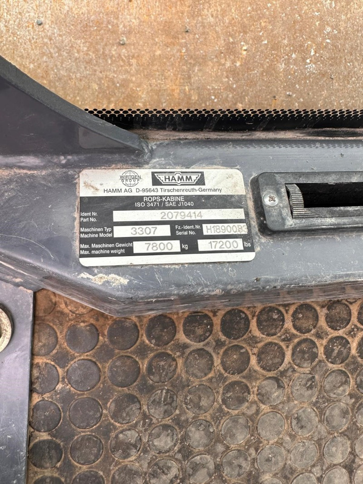 HAMM 3307 - Kompaktor: obrázek 3 HAMM 3307 - Kompaktor: obrázek 3