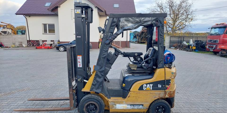 Wózek widłowy Caterpillar GP15N 1,5t pozycjoner, przesuw CAT - Plynový vysokozdvižný vozík: obrázek 1 Wózek widłowy Caterpillar GP15N 1,5t pozycjoner, przesuw CAT - Plynový vysokozdvižný vozík: obrázek 1