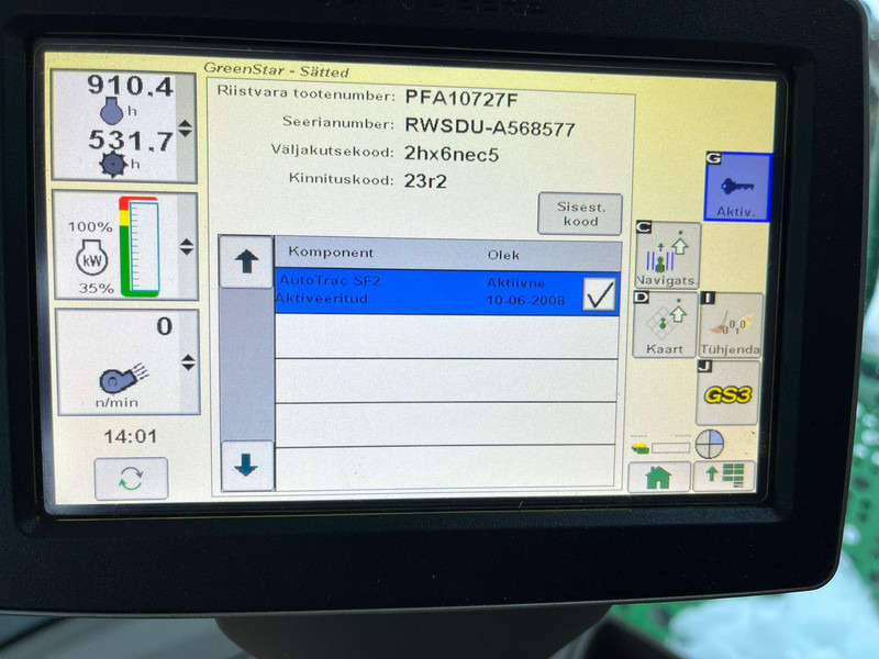 Sklízecí mlátička John Deere T660: obrázek 13 Sklízecí mlátička John Deere T660: obrázek 13