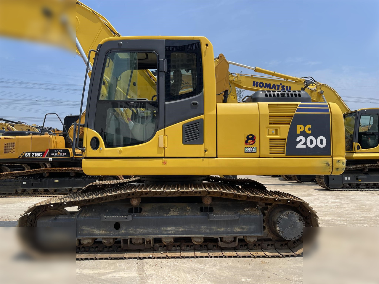 KOMATSU PC200-8 - Pásové rýpadlo: obrázek 1 KOMATSU PC200-8 - Pásové rýpadlo: obrázek 1