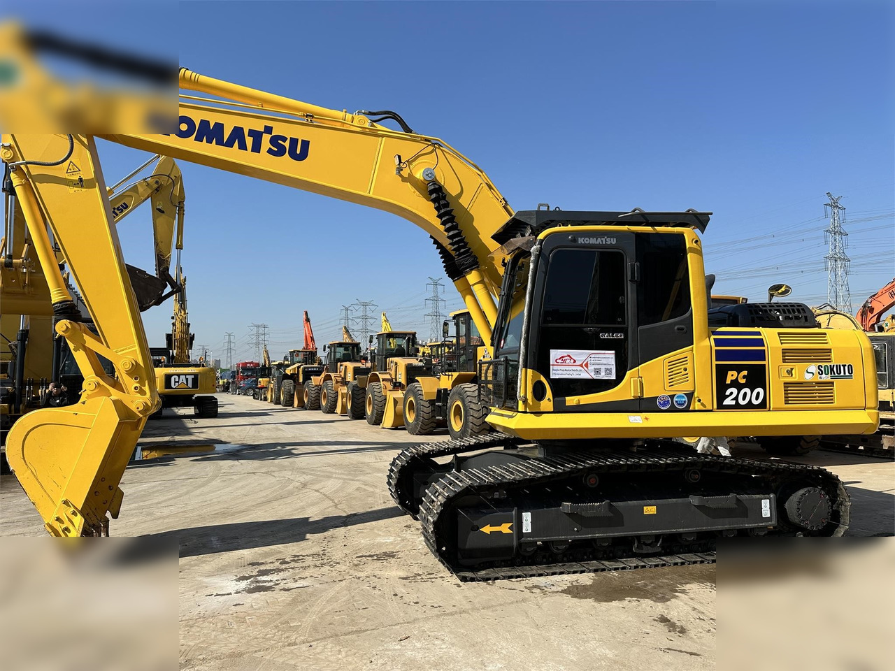 KOMATSU PC200-8 - Pásové rýpadlo: obrázek 1 KOMATSU PC200-8 - Pásové rýpadlo: obrázek 1