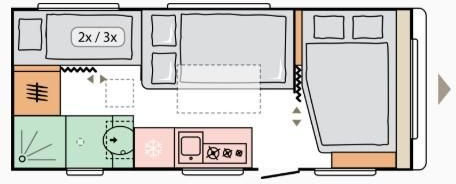 Adria Altea 60Y 552 PK*Fußboden-Temp*Eingangstür Fenst - Karavan: obrázek 5 Adria Altea 60Y 552 PK*Fußboden-Temp*Eingangstür Fenst - Karavan: obrázek 5