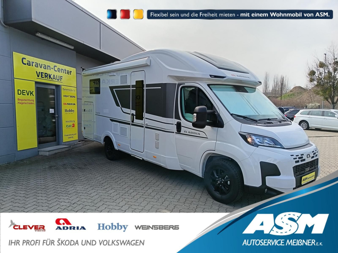 Adria Coral ALL-IN 650 DL*LUFTFEDERUNG HA*SOLAR*SOFORT - Polointegrovaný obytný vůz: obrázek 1 Adria Coral ALL-IN 650 DL*LUFTFEDERUNG HA*SOLAR*SOFORT - Polointegrovaný obytný vůz: obrázek 1