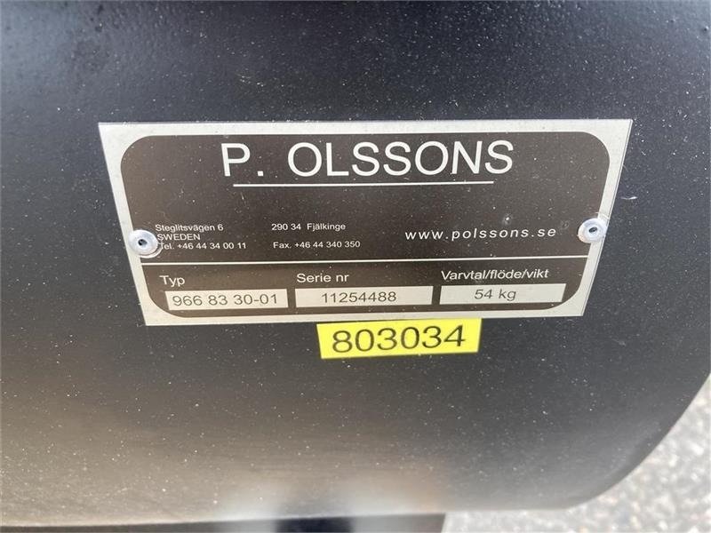 Husqvarna 125 B til R422 og P524 - Sněžný pluh pro Zemědělská technika: obrázek 4 Husqvarna 125 B til R422 og P524 - Sněžný pluh pro Zemědělská technika: obrázek 4