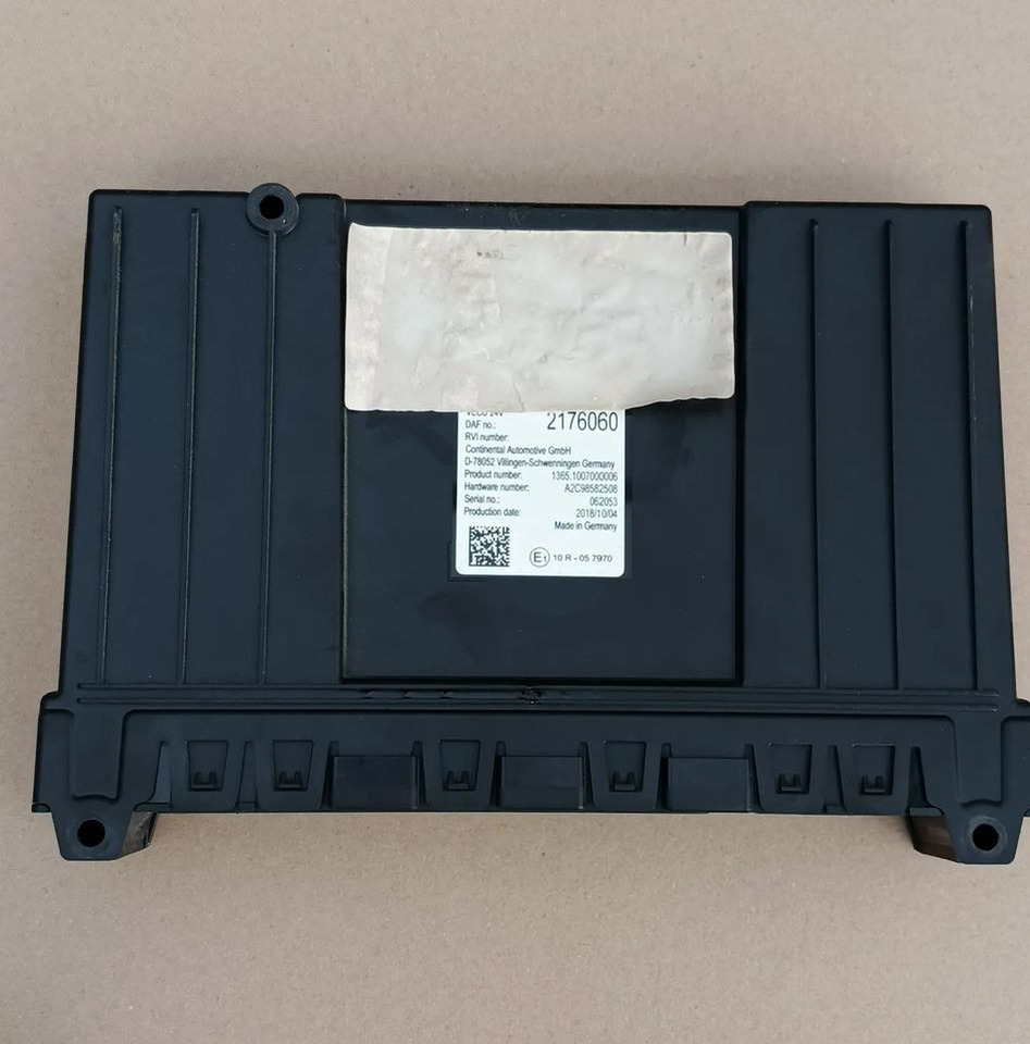 DAF XF 106 EURO 6 MX13 KOMPUTER MODUŁ STEROWNIK VECU 2176060 - Řídicí blok pro Nákladní auto: obrázek 1 DAF XF 106 EURO 6 MX13 KOMPUTER MODUŁ STEROWNIK VECU 2176060 - Řídicí blok pro Nákladní auto: obrázek 1