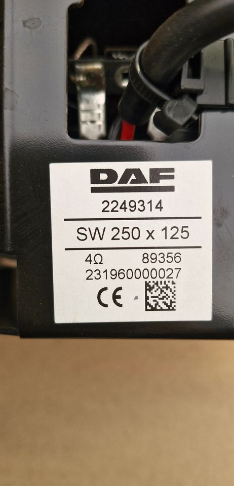 DAF XG XF GŁOŚNIK SUBWOFFER 2249314 - Kabina a interiér pro Nákladní auto: obrázek 3 DAF XG XF GŁOŚNIK SUBWOFFER 2249314 - Kabina a interiér pro Nákladní auto: obrázek 3