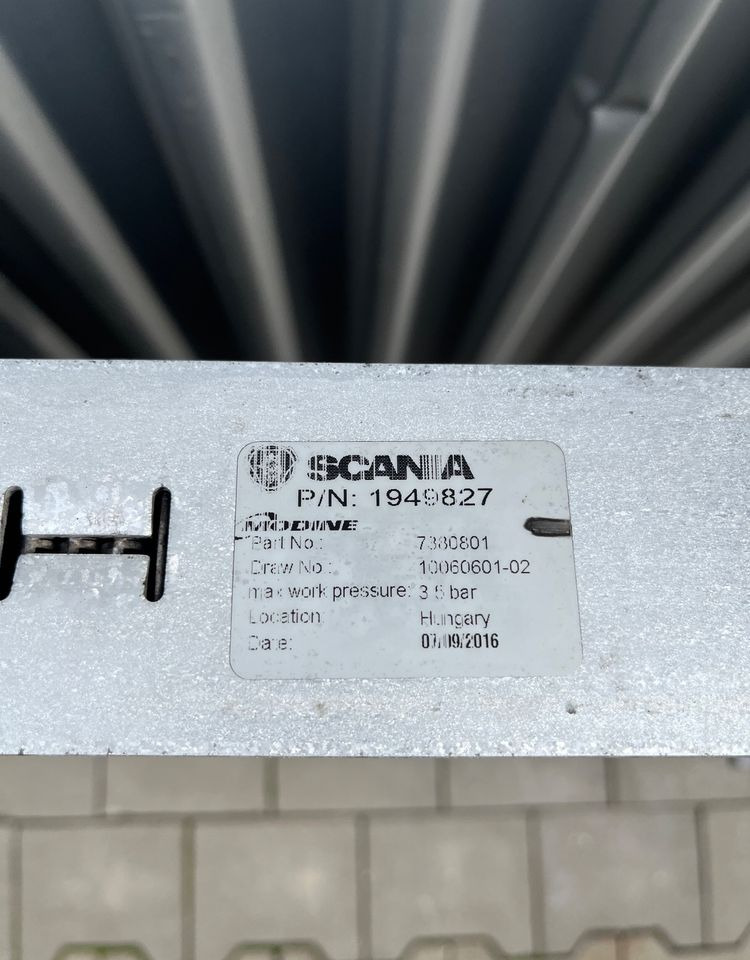 Intercooler Scania R euro 6 1949827 chłodnica powietrza - Chladící systém pro Nákladní auto: obrázek 3 Intercooler Scania R euro 6 1949827 chłodnica powietrza - Chladící systém pro Nákladní auto: obrázek 3