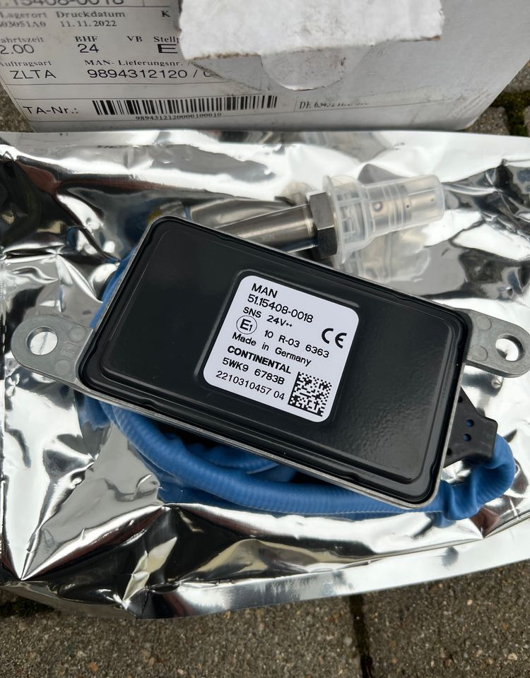 NOWY czujnik NOX MAN TGX TGS euro 6 sensor - Výfukový systém pro Nákladní auto: obrázek 2 NOWY czujnik NOX MAN TGX TGS euro 6 sensor - Výfukový systém pro Nákladní auto: obrázek 2