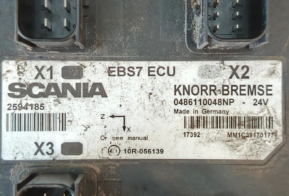 SCANIA R S STEROWNIK KOMPUTER MODUŁ EBS7 2594185 - Řídicí blok pro Nákladní auto: obrázek 2 SCANIA R S STEROWNIK KOMPUTER MODUŁ EBS7 2594185 - Řídicí blok pro Nákladní auto: obrázek 2