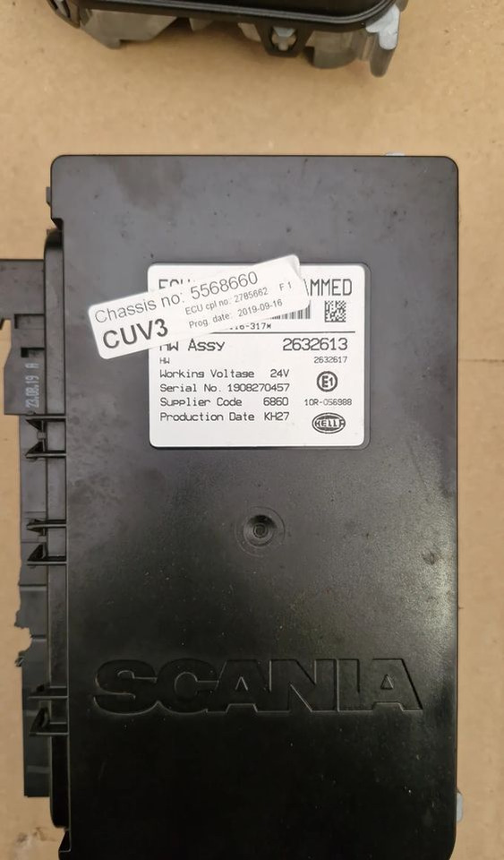 SCANIA R S STEROWNIK KOMPUTER ŚWIATEŁ CUV3 2632613 2192582 - Řídicí blok pro Nákladní auto: obrázek 2 SCANIA R S STEROWNIK KOMPUTER ŚWIATEŁ CUV3 2632613 2192582 - Řídicí blok pro Nákladní auto: obrázek 2