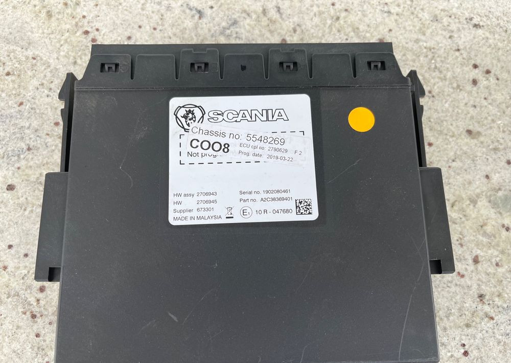 Sterownik COO8 Scania R S koordynator komputer NTG - Elektrický systém pro Nákladní auto: obrázek 1 Sterownik COO8 Scania R S koordynator komputer NTG - Elektrický systém pro Nákladní auto: obrázek 1