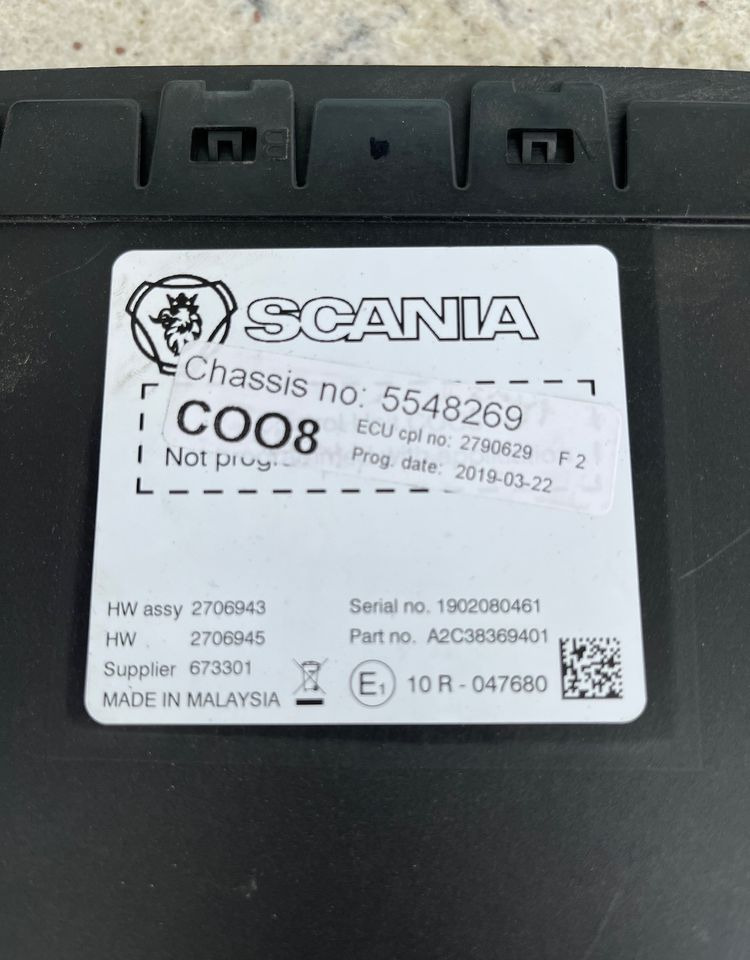 Sterownik COO8 Scania R S koordynator komputer NTG - Elektrický systém pro Nákladní auto: obrázek 2 Sterownik COO8 Scania R S koordynator komputer NTG - Elektrický systém pro Nákladní auto: obrázek 2