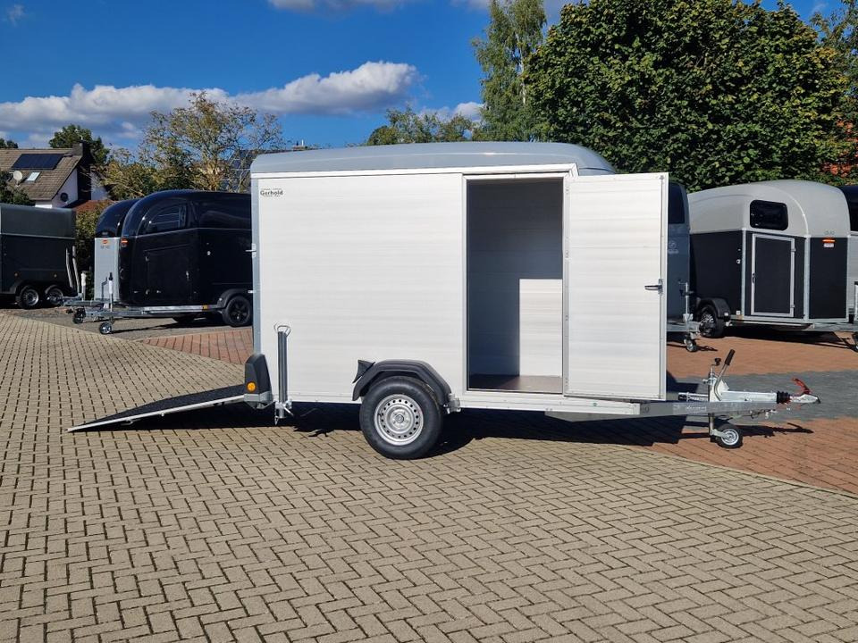 Böckmann KT-PB-AL Kofferanhänge Flügeltür Motorrad PKW Anhänger - Přepravník motocyklů: obrázek 1 Böckmann KT-PB-AL Kofferanhänge Flügeltür Motorrad PKW Anhänger - Přepravník motocyklů: obrázek 1