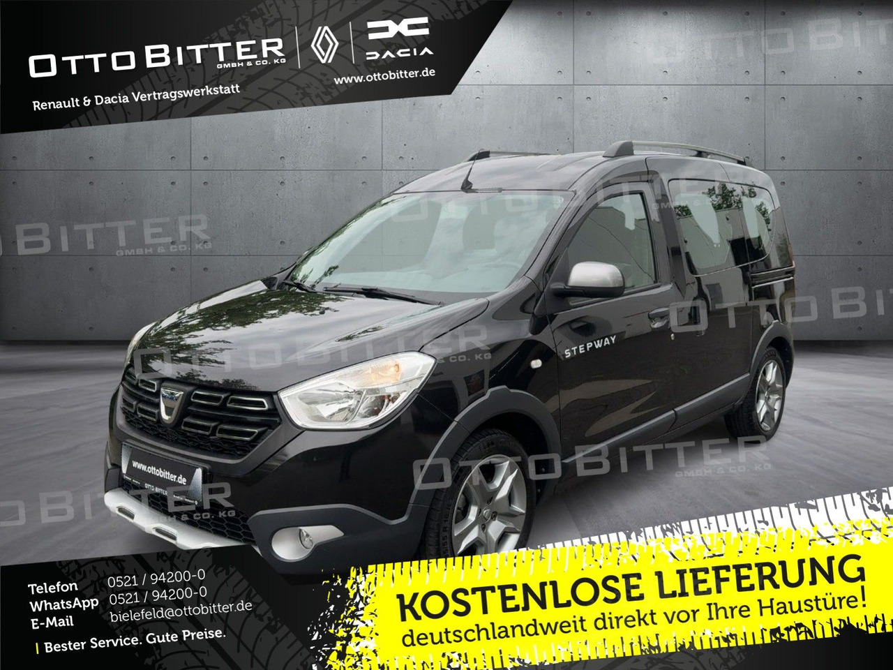 Dacia Dokker Stepway TCe130 ANHÄNGERKUPPLUNG/WINTERR - Mikrobus: obrázek 1 Dacia Dokker Stepway TCe130 ANHÄNGERKUPPLUNG/WINTERR - Mikrobus: obrázek 1