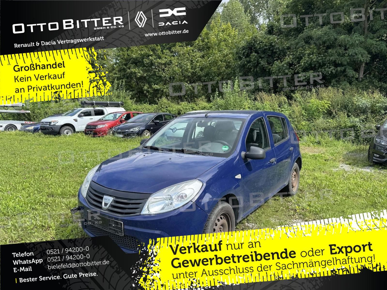 Dacia Sandero 1.4 +ZAHNRIEMEN GERISSEN+ - Osobní auto: obrázek 1 Dacia Sandero 1.4 +ZAHNRIEMEN GERISSEN+ - Osobní auto: obrázek 1