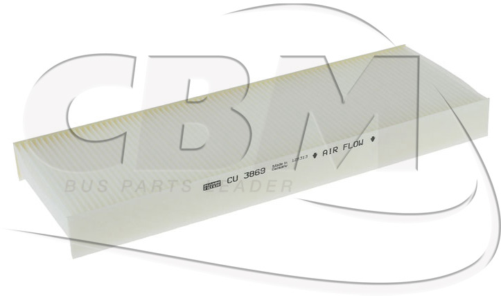 MANN FILTER CABIN AIR FILTER - WABCO ISRI (4613070022 | 4259401) - Salónový filtr pro Autobus: obrázek 1 MANN FILTER CABIN AIR FILTER - WABCO ISRI (4613070022 | 4259401) - Salónový filtr pro Autobus: obrázek 1