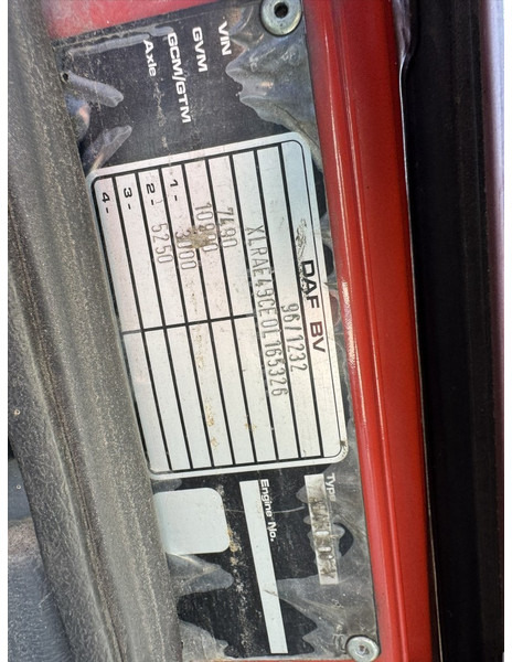 Sklápěč DAF 45 ATI 160 (FULL STEEL SUSPENSION / MANUAL PUMP / EURO 2): obrázek 15