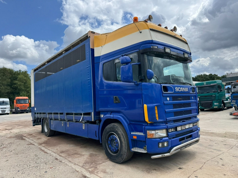 Scania 124 - 420 Topline (MANUAL GEARBOX / BOITE MANUELLE / RETARDER / PERFECT) - Přepravník zvířat: obrázek 3 Scania 124 - 420 Topline (MANUAL GEARBOX / BOITE MANUELLE / RETARDER / PERFECT) - Přepravník zvířat: obrázek 3