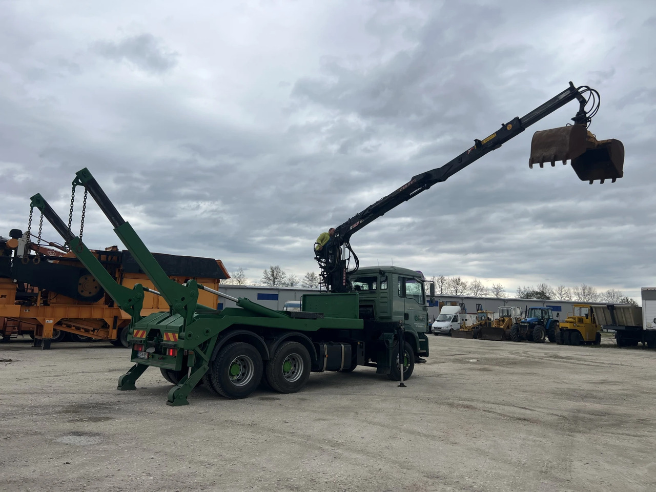 Man Tga 6х4, Кран-Z, Мултилифт - Ramenový nosič kontajnerov, Auto s hydraulickou rukou: obrázek 3 Man Tga 6х4, Кран-Z, Мултилифт - Ramenový nosič kontajnerov, Auto s hydraulickou rukou: obrázek 3