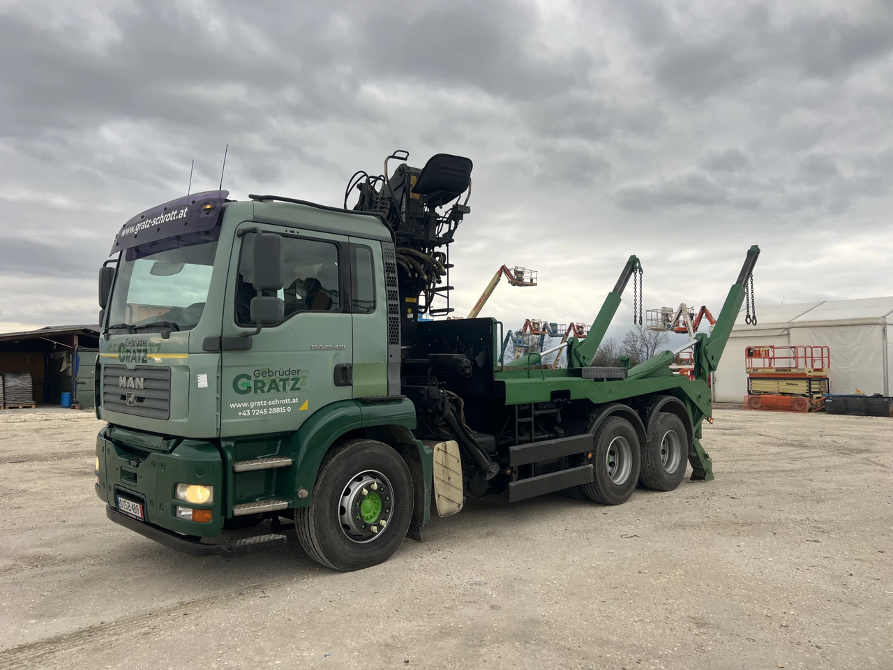 Man Tga 6х4, Кран-Z, Мултилифт - Ramenový nosič kontajnerov, Auto s hydraulickou rukou: obrázek 5 Man Tga 6х4, Кран-Z, Мултилифт - Ramenový nosič kontajnerov, Auto s hydraulickou rukou: obrázek 5