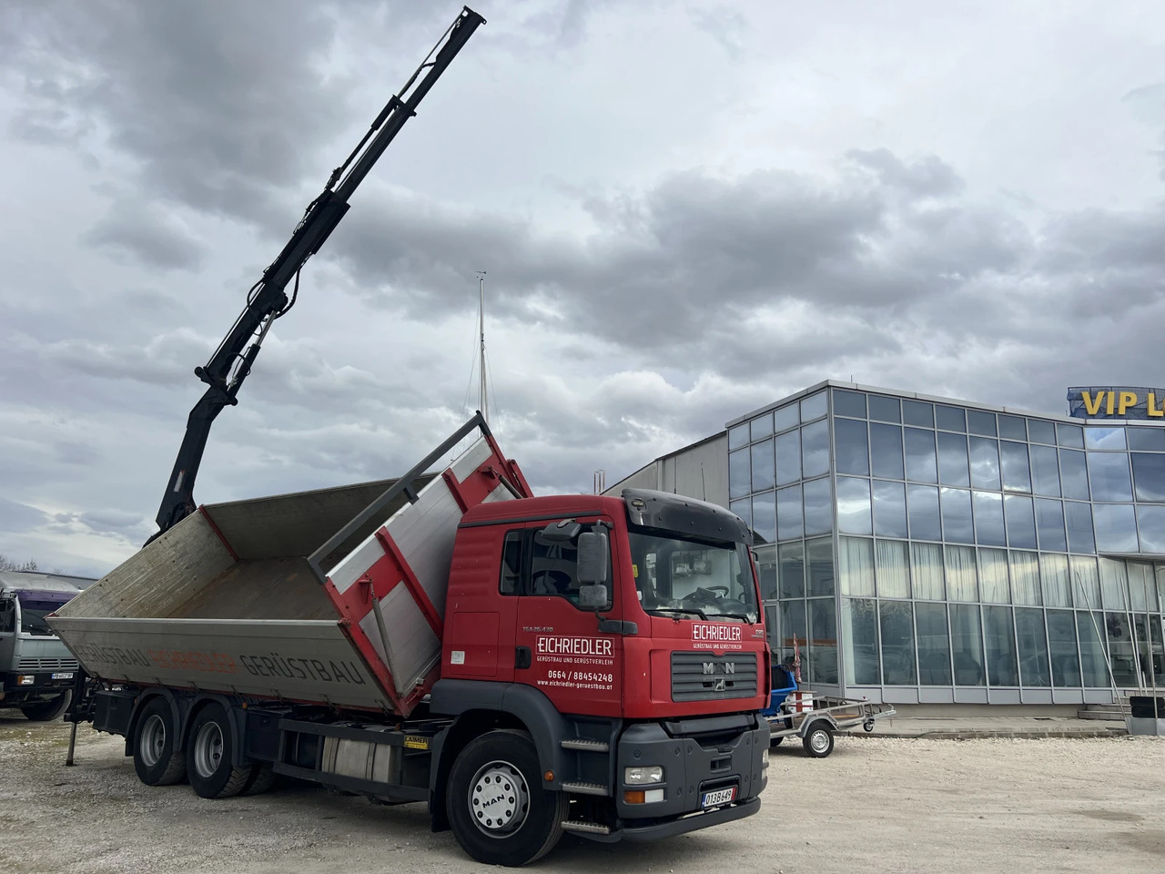 Man Tga 6х4, Самосвал с Кран - Sklápěč, Auto s hydraulickou rukou: obrázek 1 Man Tga 6х4, Самосвал с Кран - Sklápěč, Auto s hydraulickou rukou: obrázek 1