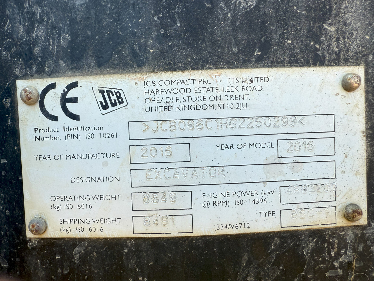 JCB 86C-1 - Rýpadlo: obrázek 5 JCB 86C-1 - Rýpadlo: obrázek 5