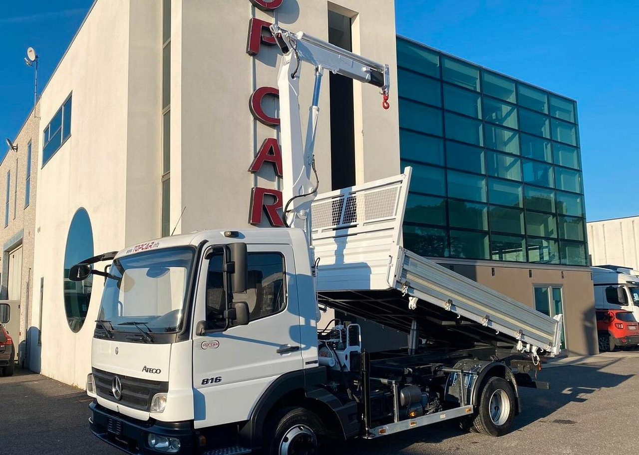 MERCEDES 816 ATEGO CASSONE RIBALTABILE E GRU - Sklápěč, Auto s hydraulickou rukou: obrázek 3 MERCEDES 816 ATEGO CASSONE RIBALTABILE E GRU - Sklápěč, Auto s hydraulickou rukou: obrázek 3