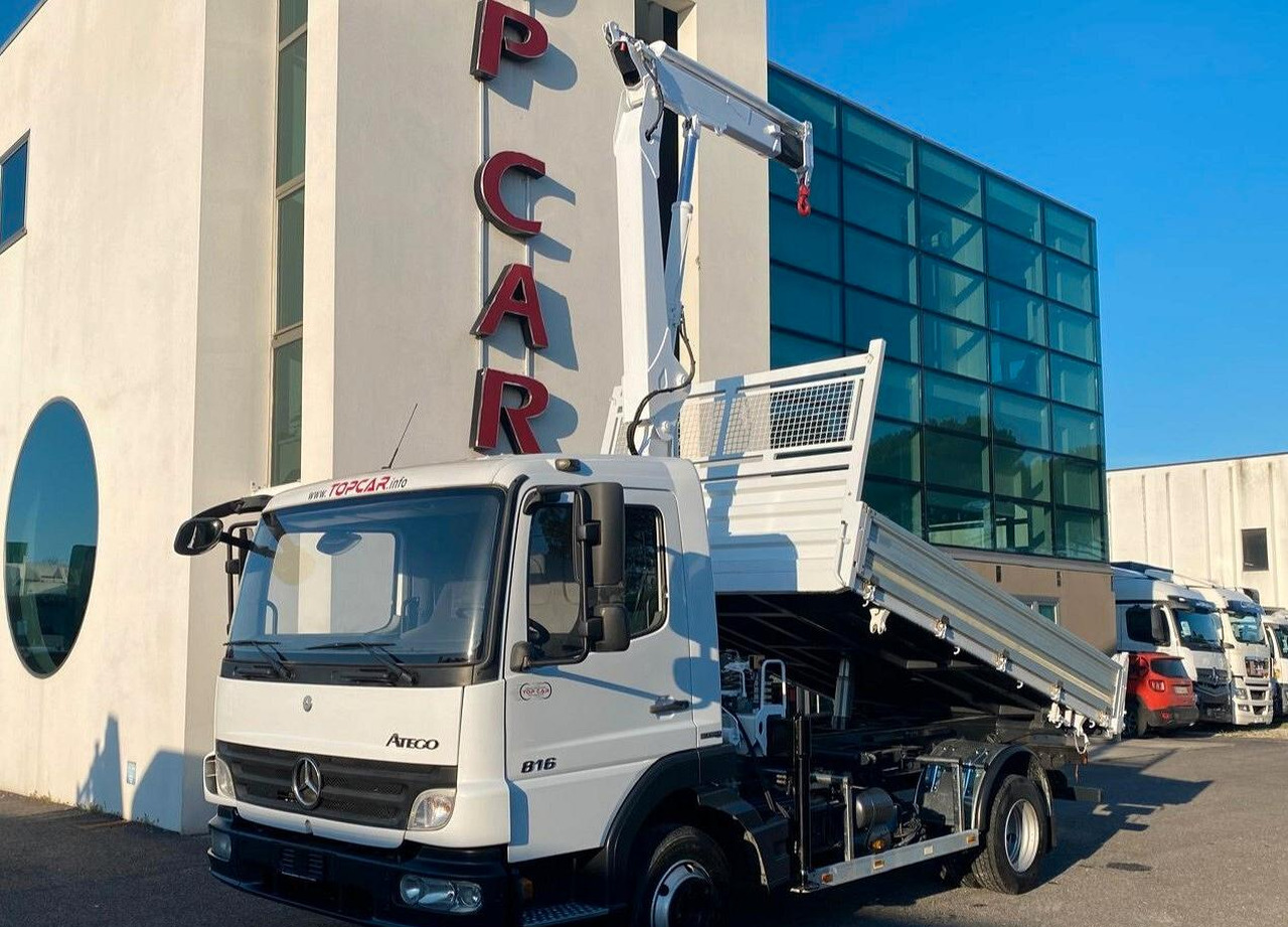 MERCEDES 816 ATEGO CASSONE RIBALTABILE E GRU - Sklápěč, Auto s hydraulickou rukou: obrázek 4 MERCEDES 816 ATEGO CASSONE RIBALTABILE E GRU - Sklápěč, Auto s hydraulickou rukou: obrázek 4